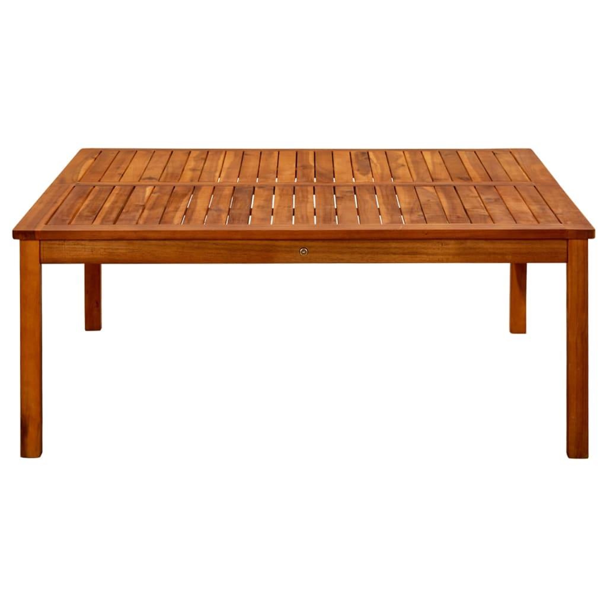 Voir la diapositive 3 : VIDAXL Table basse de jardin 110x110x45 cm Bois solide d'acacia