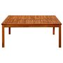 Voir la diapositive 3 : VIDAXL Table basse de jardin 110x110x45 cm Bois solide d'acacia