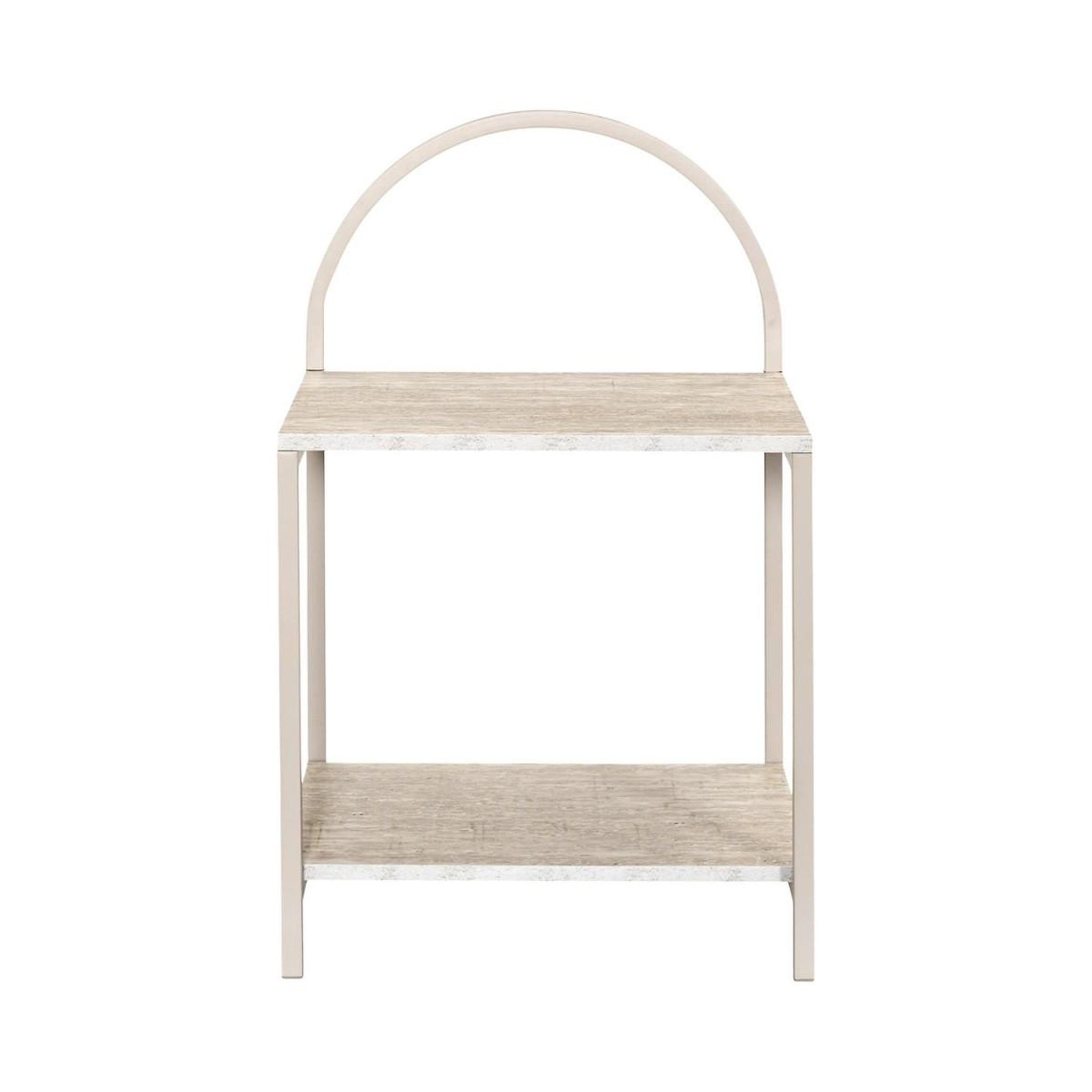 Voir la diapositive 2 : The Home Deco Factory Table de chevet arche  terra nova  63cm beige