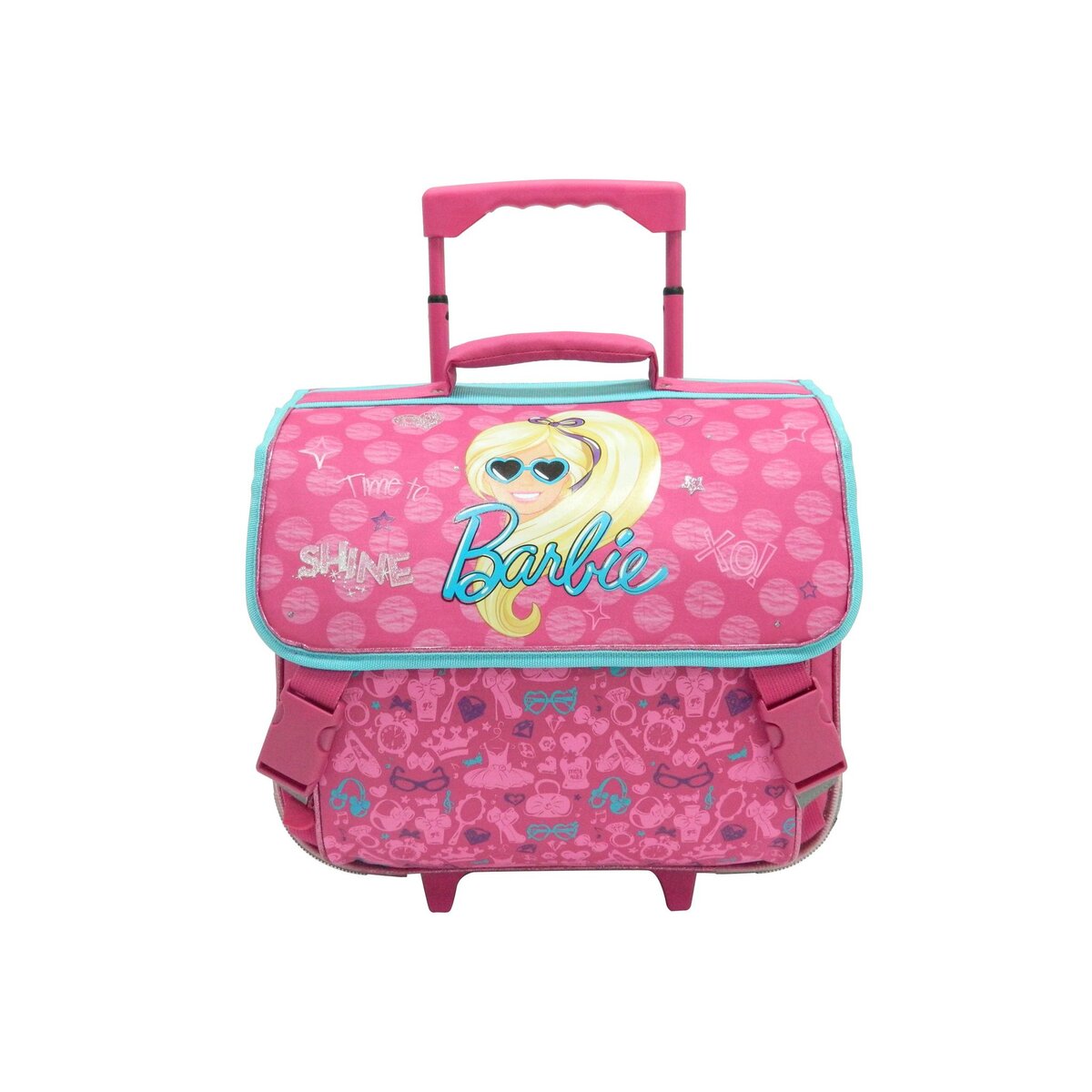 Cartable roulette 38cm Barbie pas cher Auchan.fr