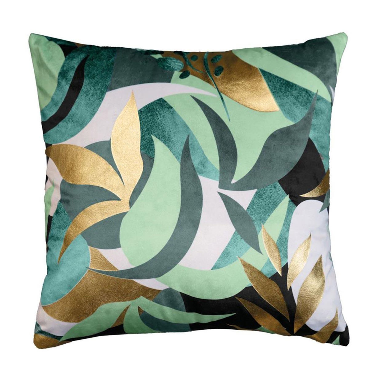 Paris Prix Housse de Coussin Imprimée  Boréale  40x40cm Vert
