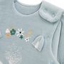 Voir la diapositive 4 : Petit Béguin Gigoteuse d'hiver en velours avec manches amovibles Alma