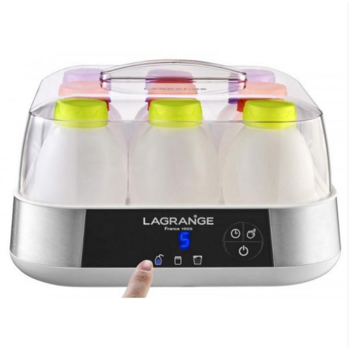 LAGRANGE Yaourtière et fromagère 9 pots 18w - 459601