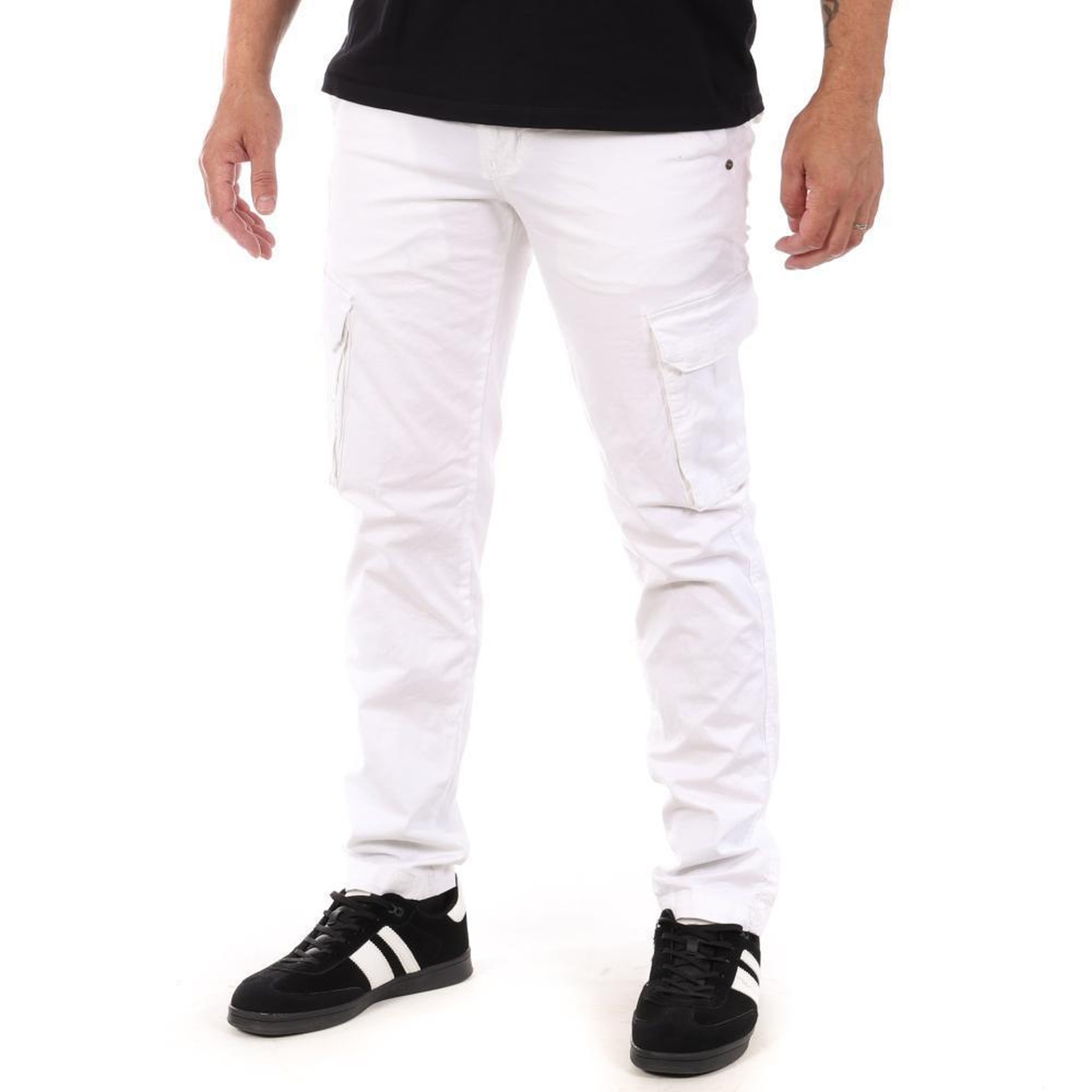 PANAME BROTHERS Pantalon Blanc Homme Paname Brothers James. Coloris disponibles : Blanc
