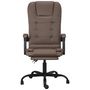 Voir la diapositive 3 : VIDAXL Fauteuil de massage inclinable de bureau Marron Similicuir