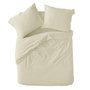 Voir la diapositive 2 : DODO Pack housse de couette + Taie(s) d'oreiller Coton thermorégulé Ivoire