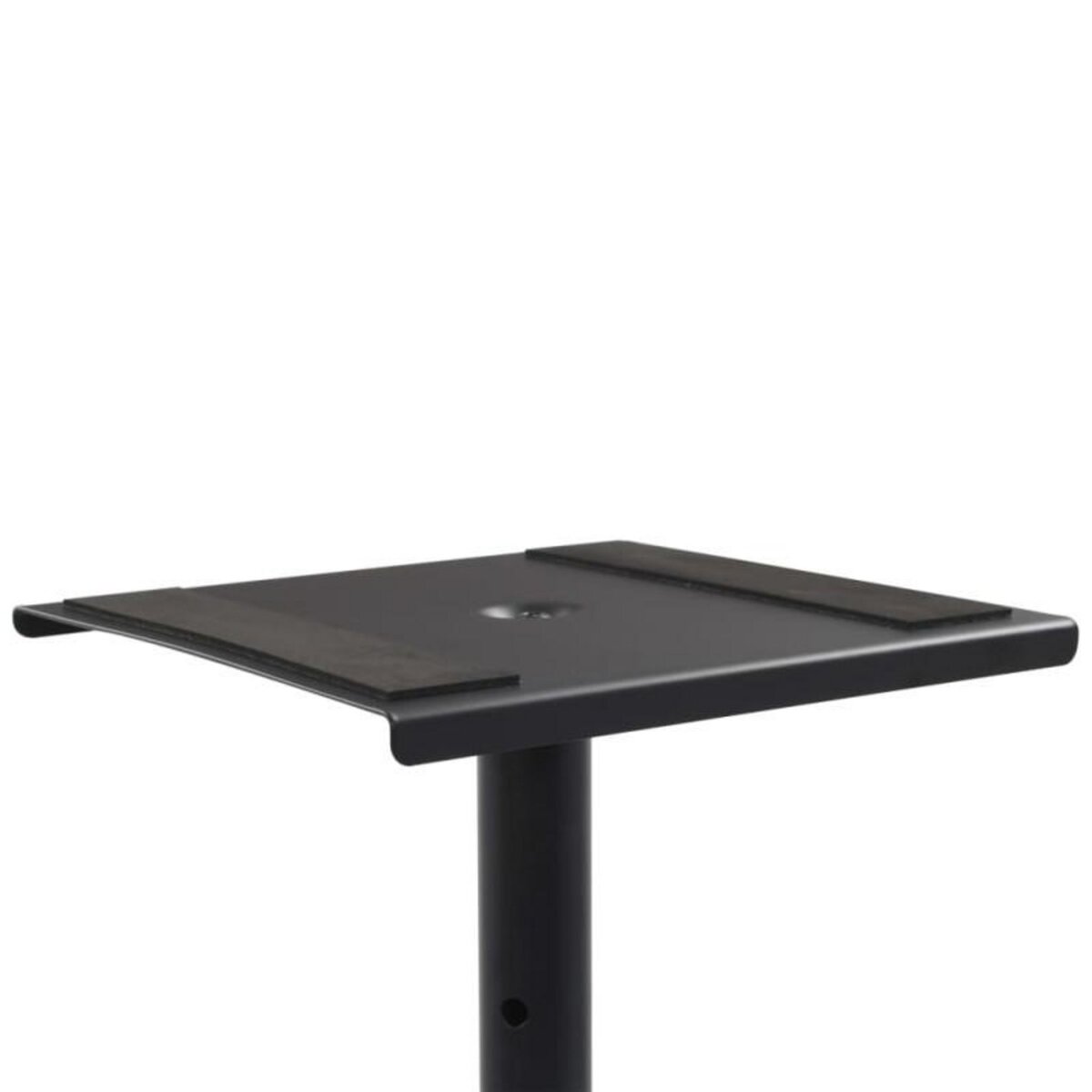 VIDAXL Supports de haut parleur de moniteur de studio 2 pcs Noir Acier