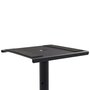 Voir la diapositive 5 : VIDAXL Supports de haut parleur de moniteur de studio 2 pcs Noir Acier