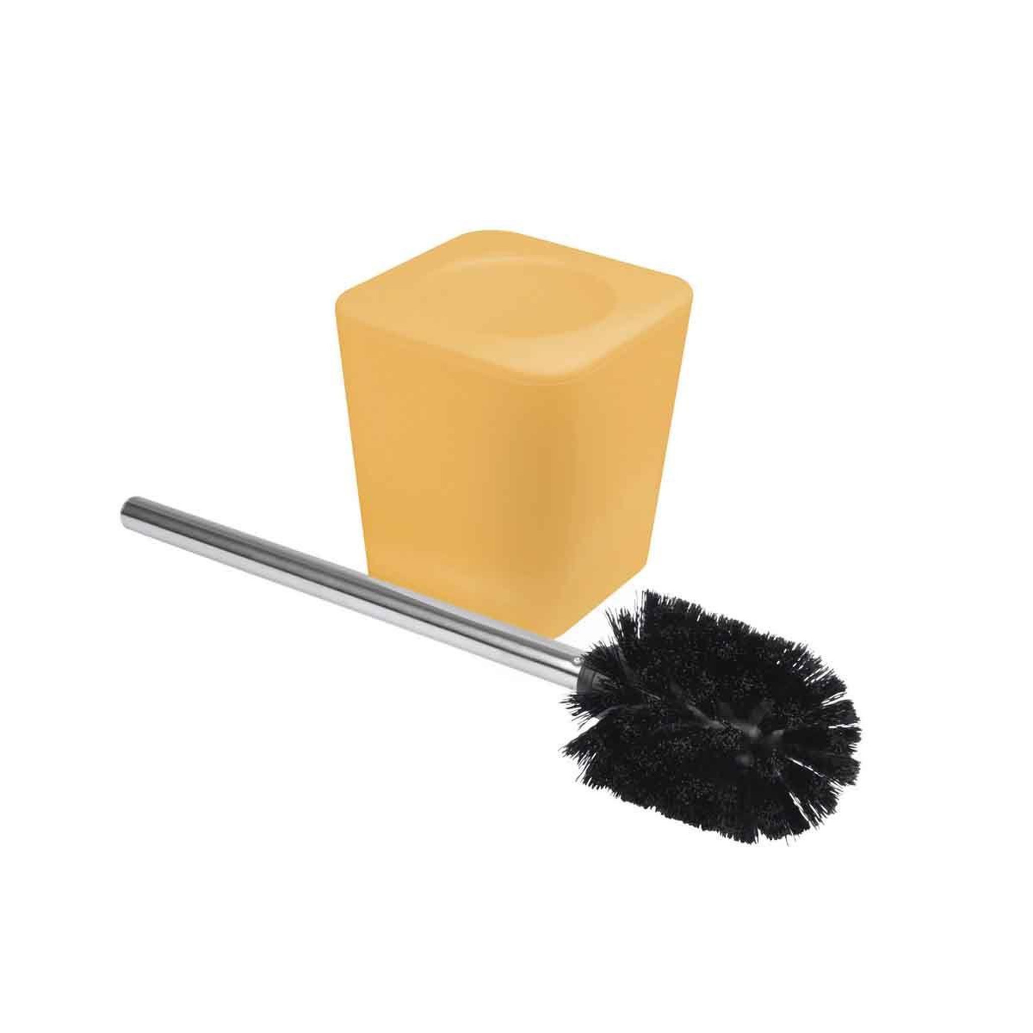 Douceur d'Intérieur Brosse wc soft touch  vitamine  38cm ocre