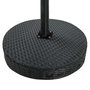 Voir la diapositive 3 : VIDAXL Table de jardin Noir 60,5x106 cm Resine tressee