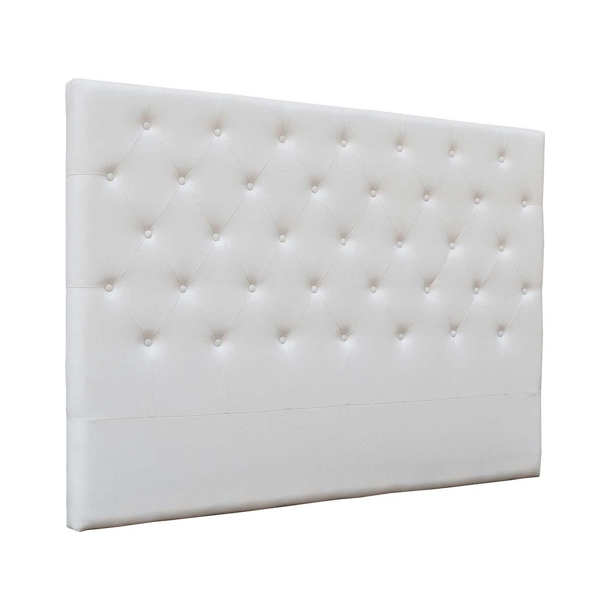 Habitat et Jardin Tête de lit capitonnée  Déco  - 149 cm - Blanc - En PVC