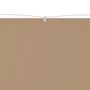 Voir la diapositive 3 : VIDAXL Auvent vertical Taupe 100x1200 cm Tissu oxford