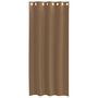 Voir la diapositive 4 : VIDAXL Rideaux en voile avec œillets 2 pcs marron clair