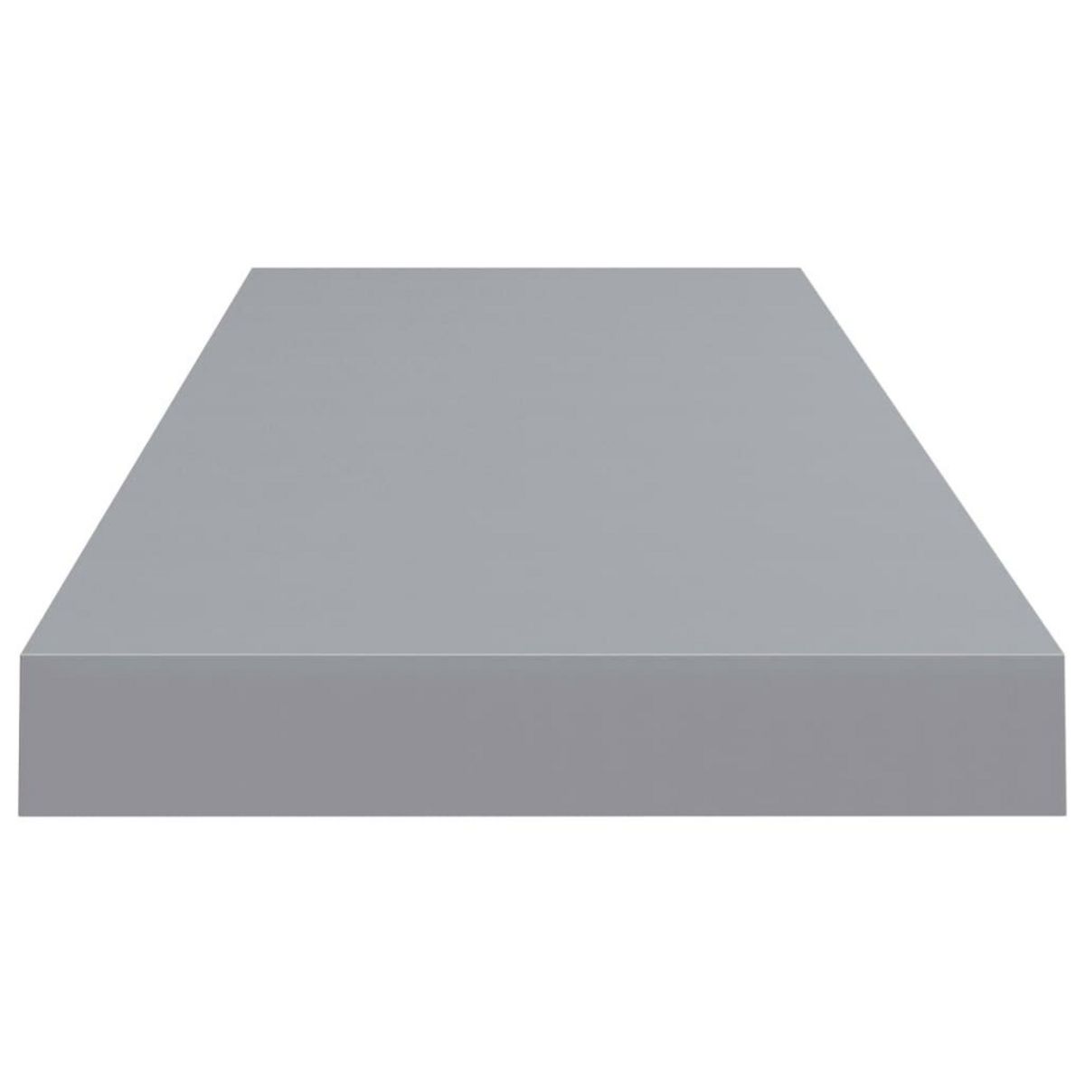 VIDAXL Etageres murales flottantes 2 pcs gris 80x23,5x3,8 cm MDF