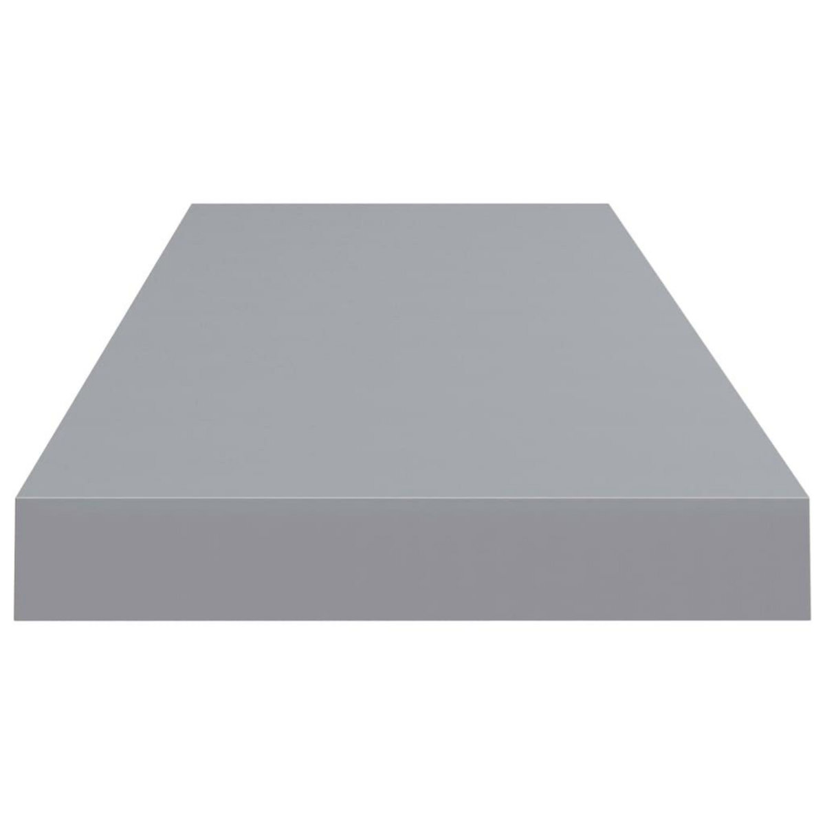 VIDAXL Etageres murales flottantes 2 pcs gris 80x23,5x3,8 cm MDF