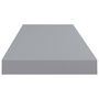 Voir la diapositive 5 : VIDAXL Etageres murales flottantes 2 pcs gris 80x23,5x3,8 cm MDF