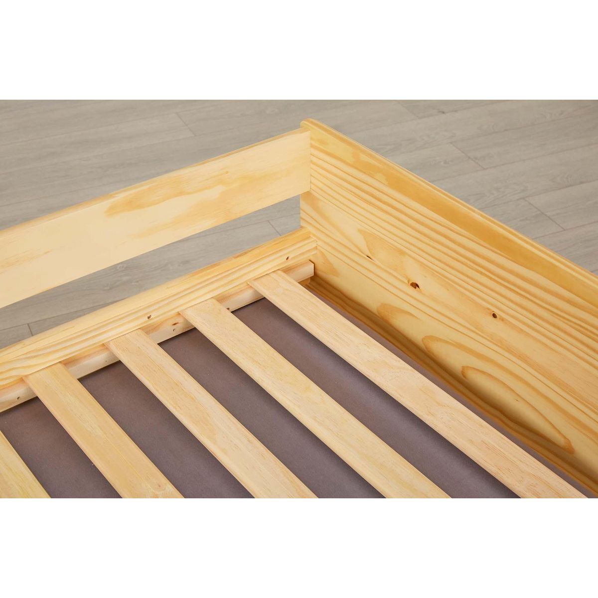 Lit banquette gigogne en pin massif 3 couchages  90x200cm BLANDINE