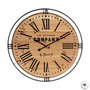 Voir la diapositive 1 : ATMOSPHERA Horloge Murale Silencieuse  Shipment  58cm Naturel