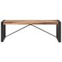 Voir la diapositive 2 : VIDAXL Table basse 120x60x40 cm Bois massif