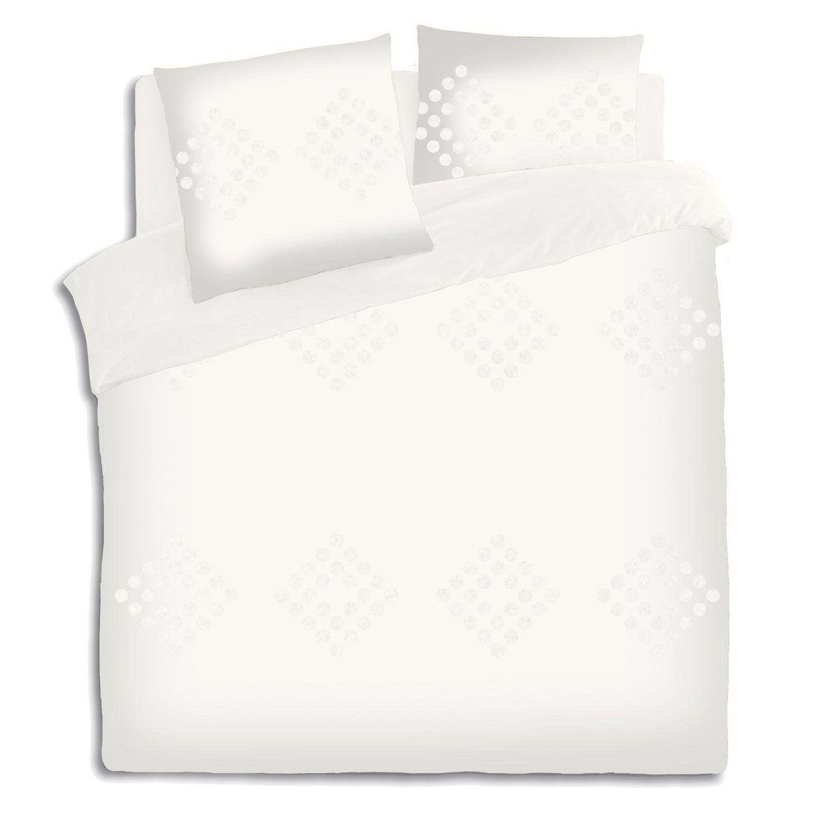 ATMOSPHERA Parure de lit en coton lavé Tuft - 240 x 220 cm