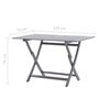 Voir la diapositive 6 : VIDAXL Ensemble a manger de jardin 5 pcs Bois d'acacia massif Gris
