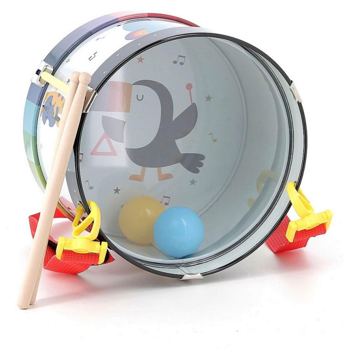 Vilac Tambour en métal Arc-en-Ciel : Andy Westface