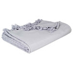 ATMOSPHERA Jeté de Lit  Anjali  160x220cm Gris Clair