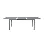 Voir la diapositive 5 : SWEEEK Table de jardin extensible aluminium + 8 assises anthracite - Soria / Buffalo
