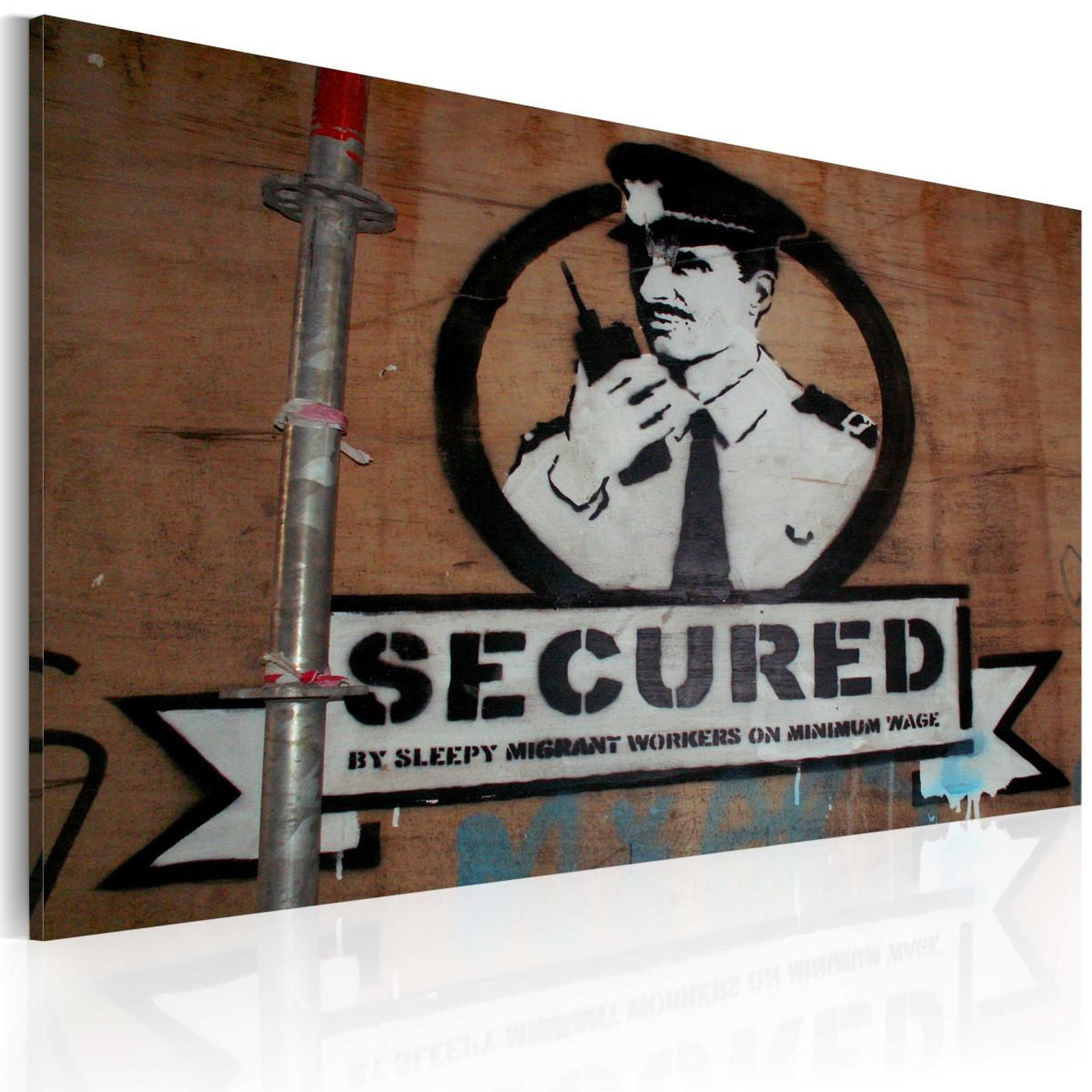 Paris Prix Tableau imprimé  sécurisé - banksy  40x60cm