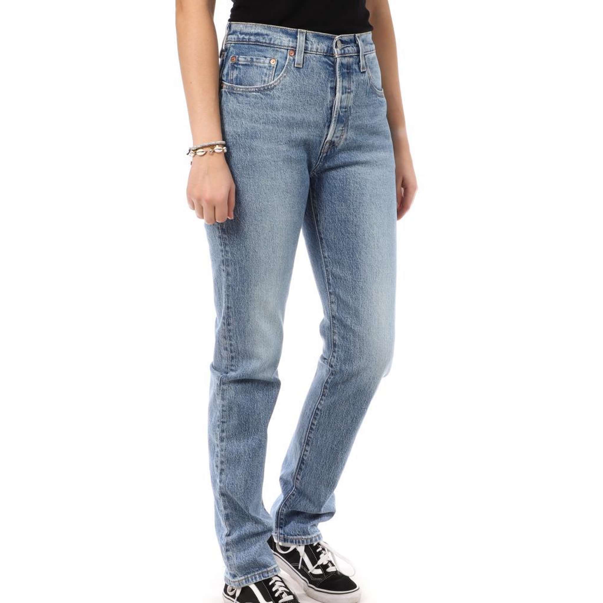 Voir la diapositive 1 : Levi's Jean  foncé Femme Levi's 501