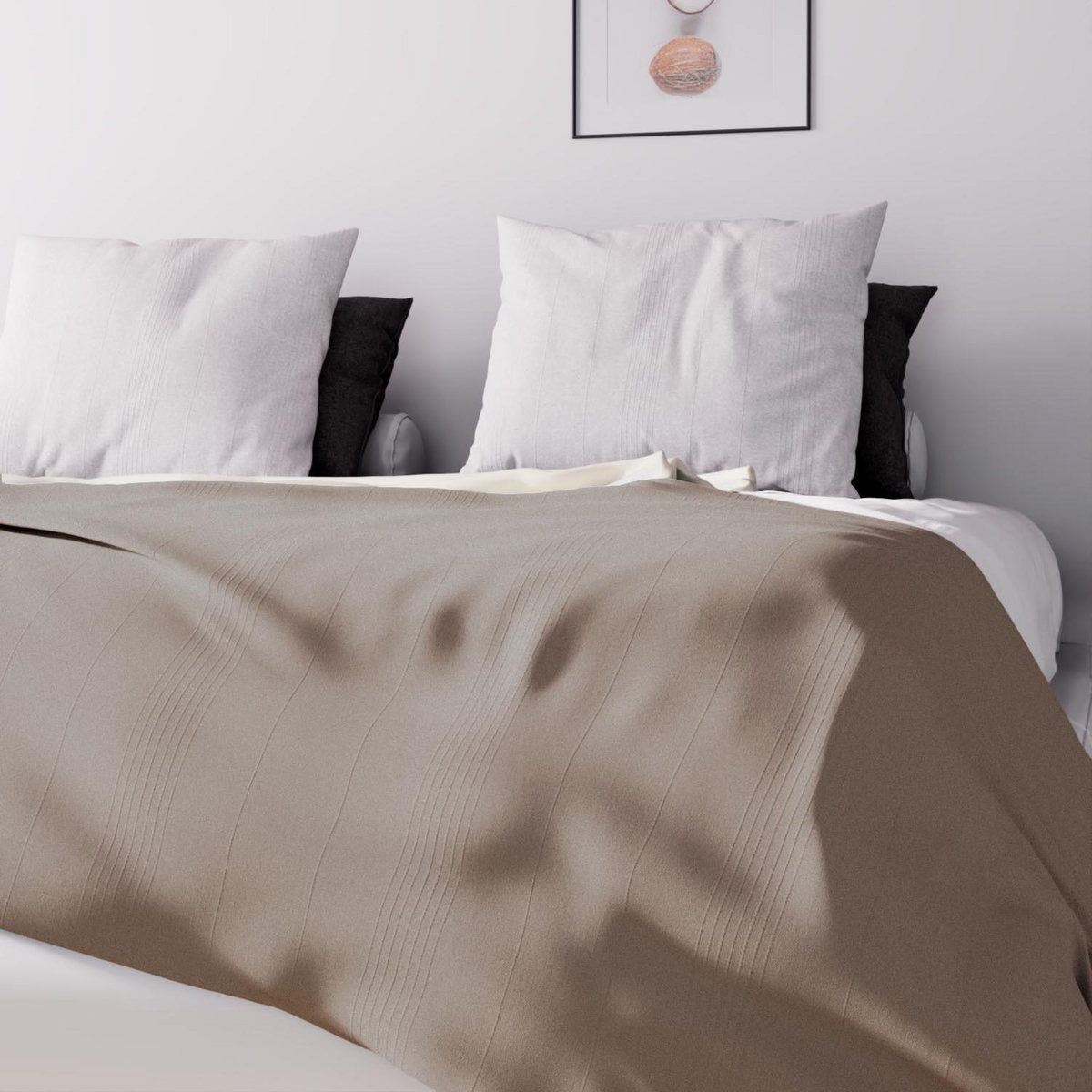 SOLEIL D'OCRE Jeté de lit, canapé, plaid ADELE par Soleil d'ocre