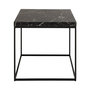 Voir la diapositive 1 : LISA DESIGN Alamosa - table basse - effet marbre noir - 60 cm