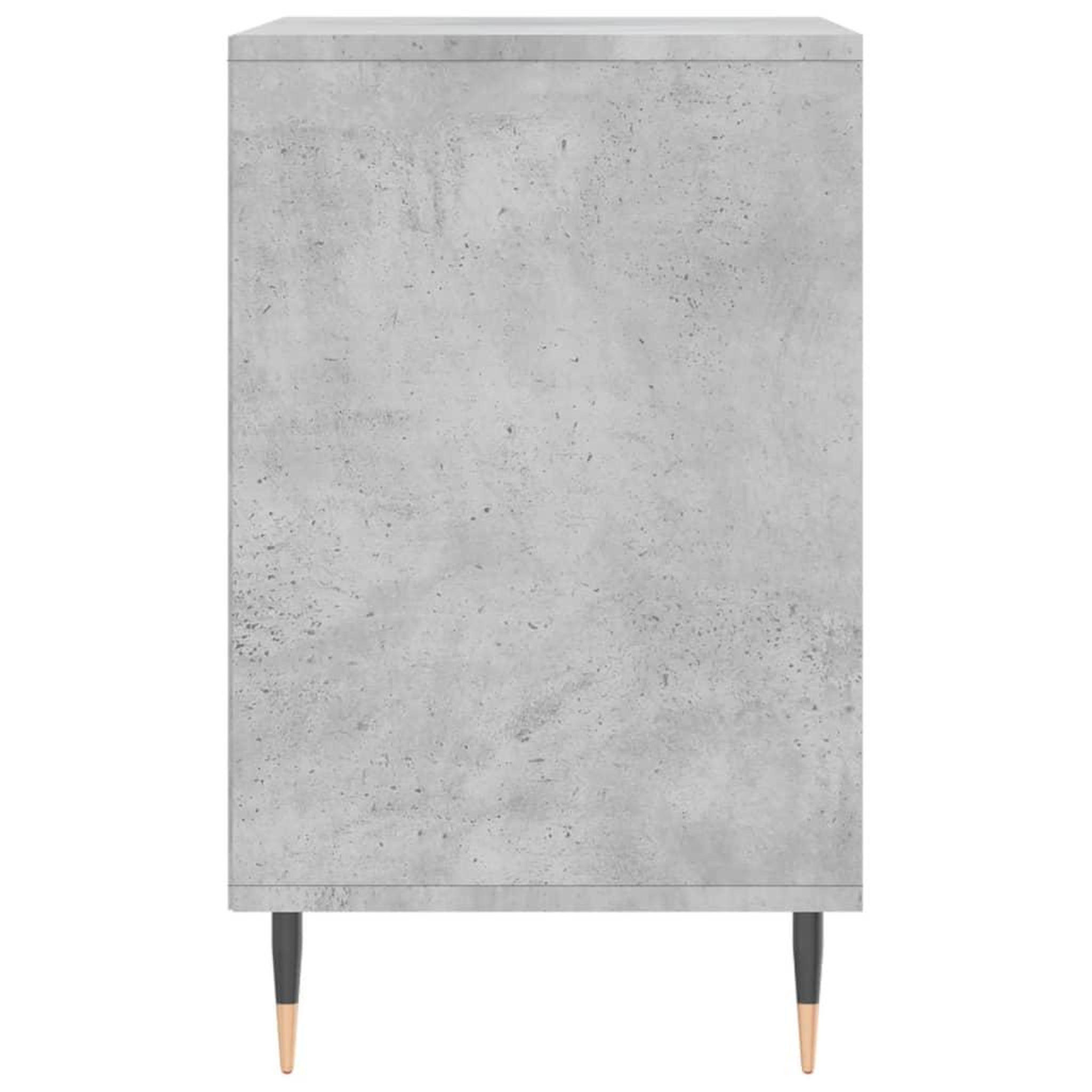 Voir la diapositive 5 : VIDAXL Armoire a chaussures Gris beton 102x36x60 cm Bois d'ingenierie
