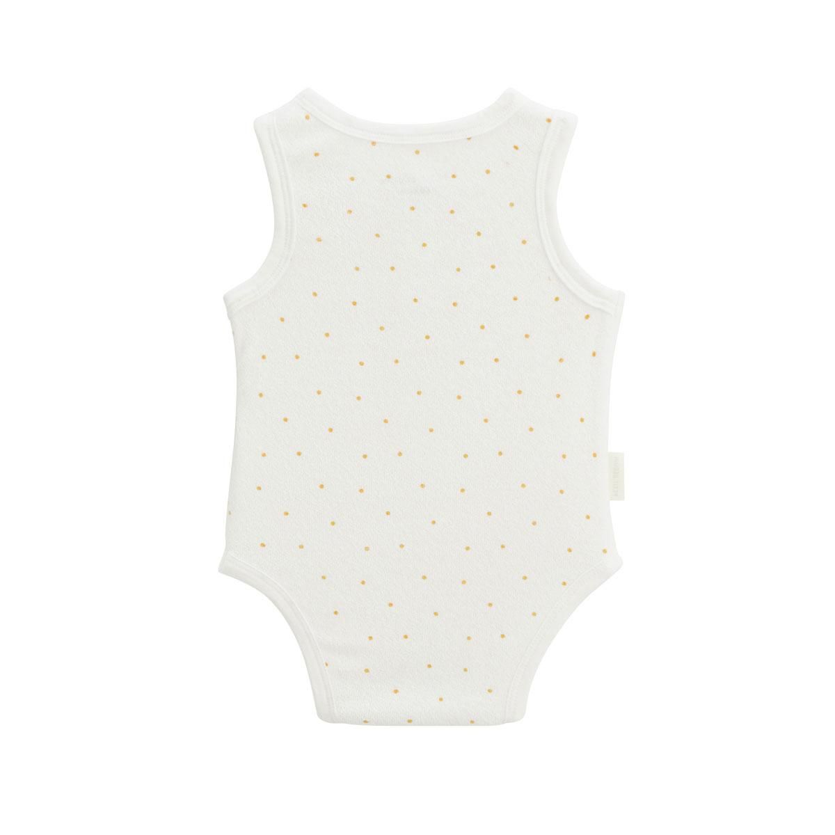 Petit Béguin Lot de 2 bodies bébé à bretelles en éponge Bahamas