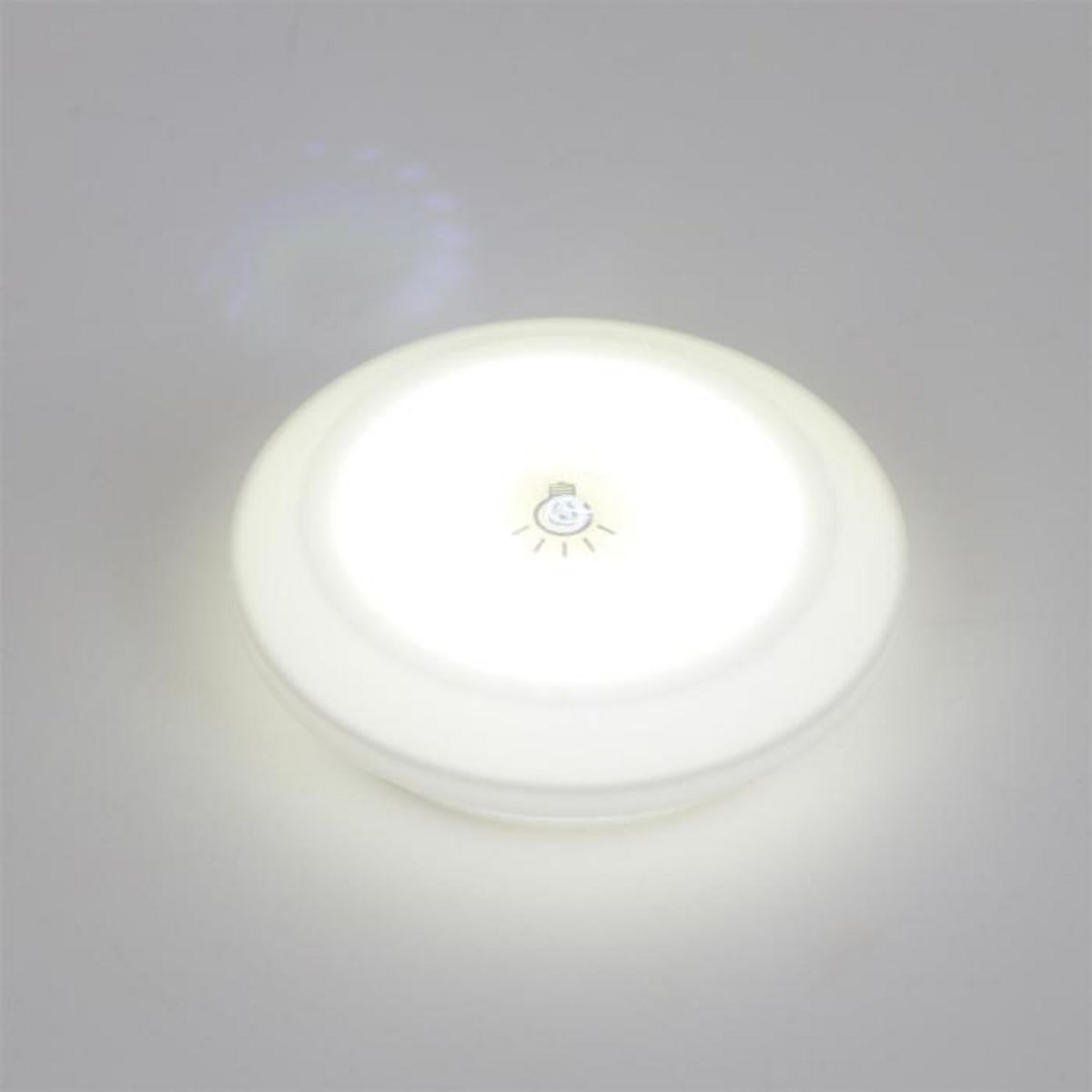 Paris Prix Lot de 2 Lampes Led  Télécommande  9cm Blanc