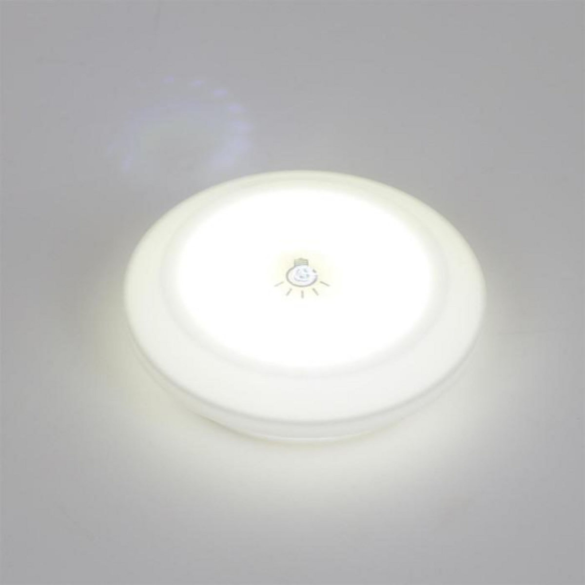 Paris Prix Lot de 2 Lampes Led  Télécommande  9cm Blanc
