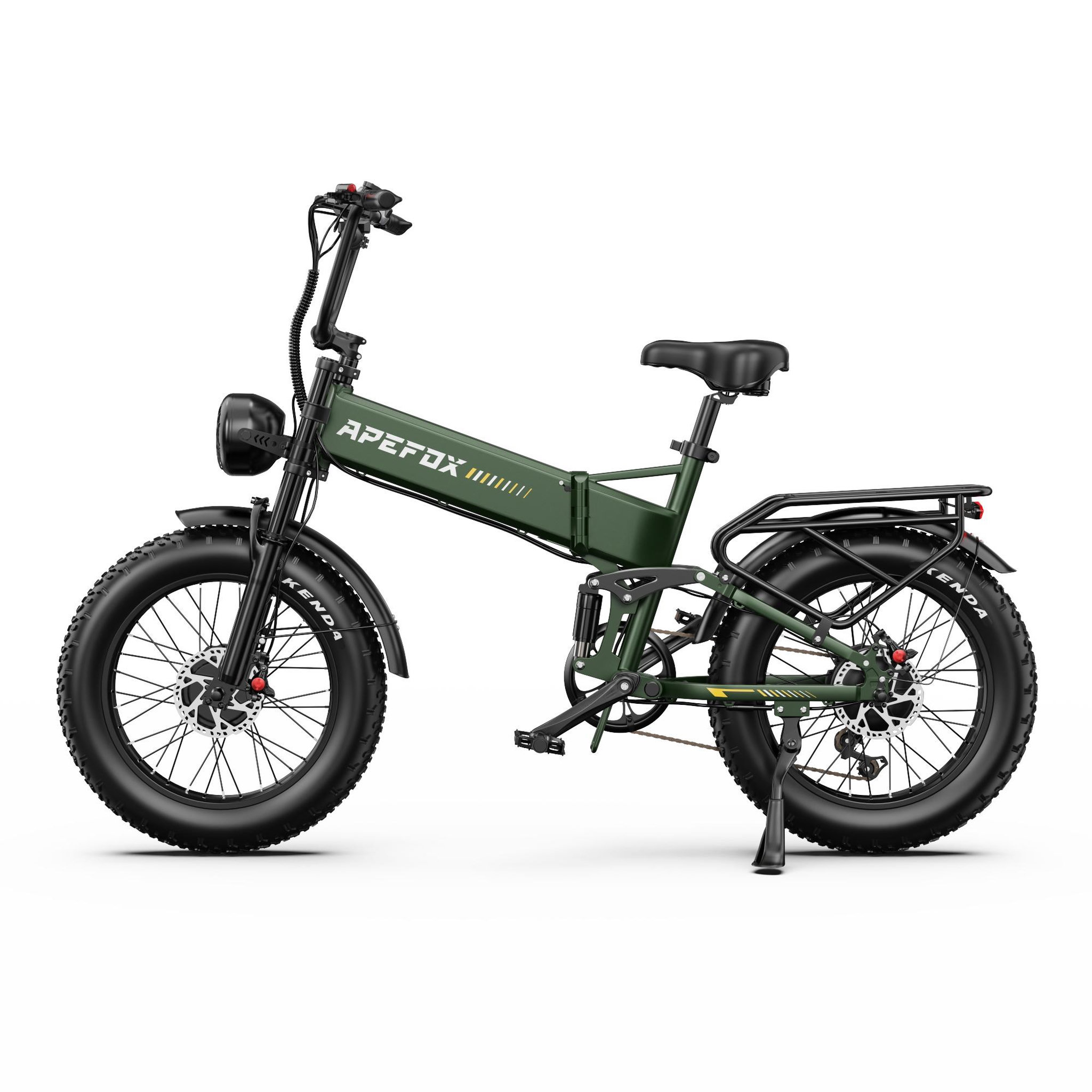Voir la diapositive 6 : APEFOX Vélo électrique pliable apefox rh20 à gros pneus, 48 ​​v, 22,5 ah, vert