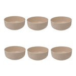 SECRET DE GOURMET Lot de 6 Coupelles  Marie  15cm Nude