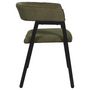 Voir la diapositive 4 : The Home Deco Factory Lot de 2 fauteuils design en tissu côtelé SCOTT