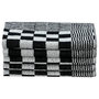 Voir la diapositive 6 : VIDAXL Ensemble de serviettes 10 pcs noir et blanc coton