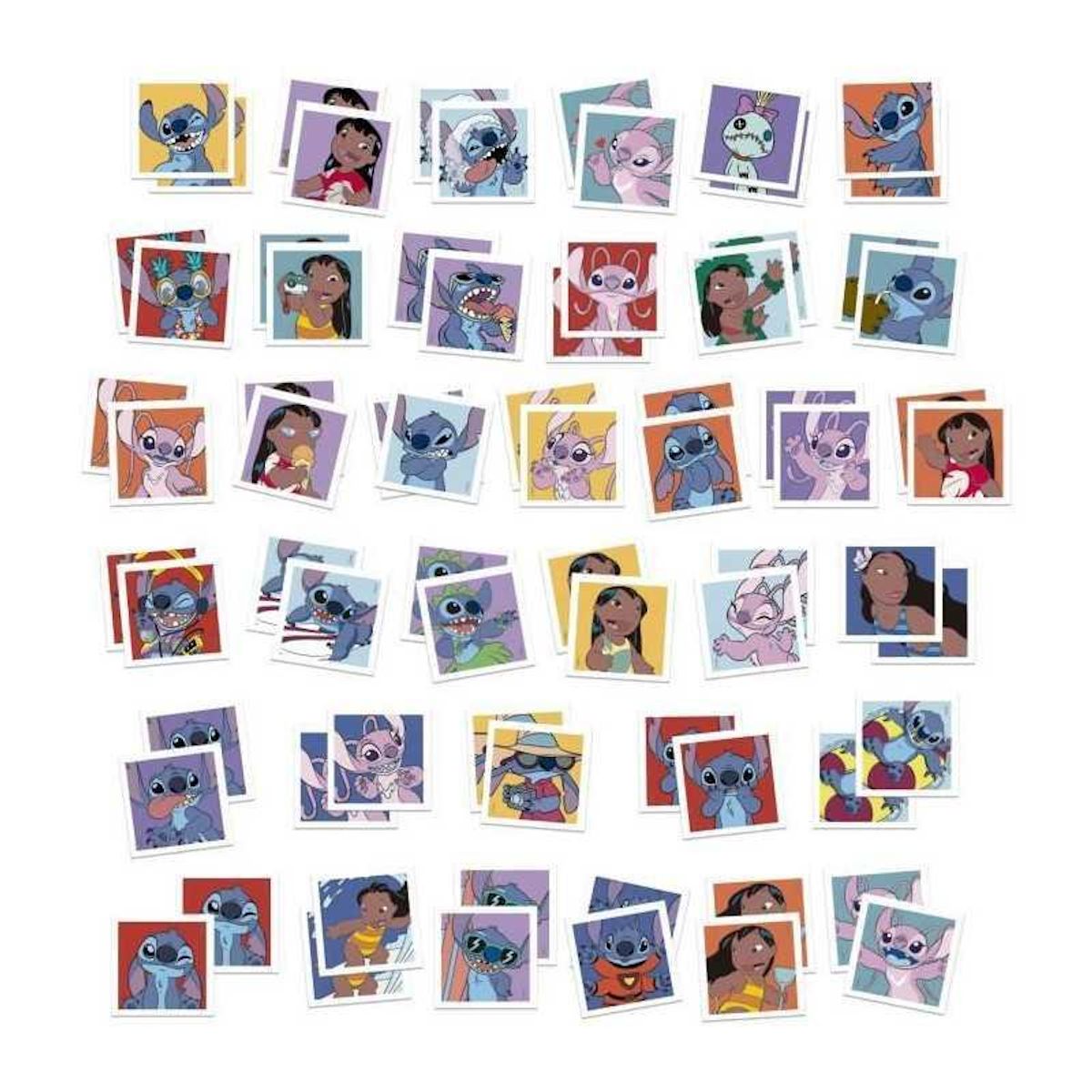 EDUCA Identic Stitch - Jeu de mémoire - EDUCA - 72 cartes, développe mémoire et attention - Des 3 ans