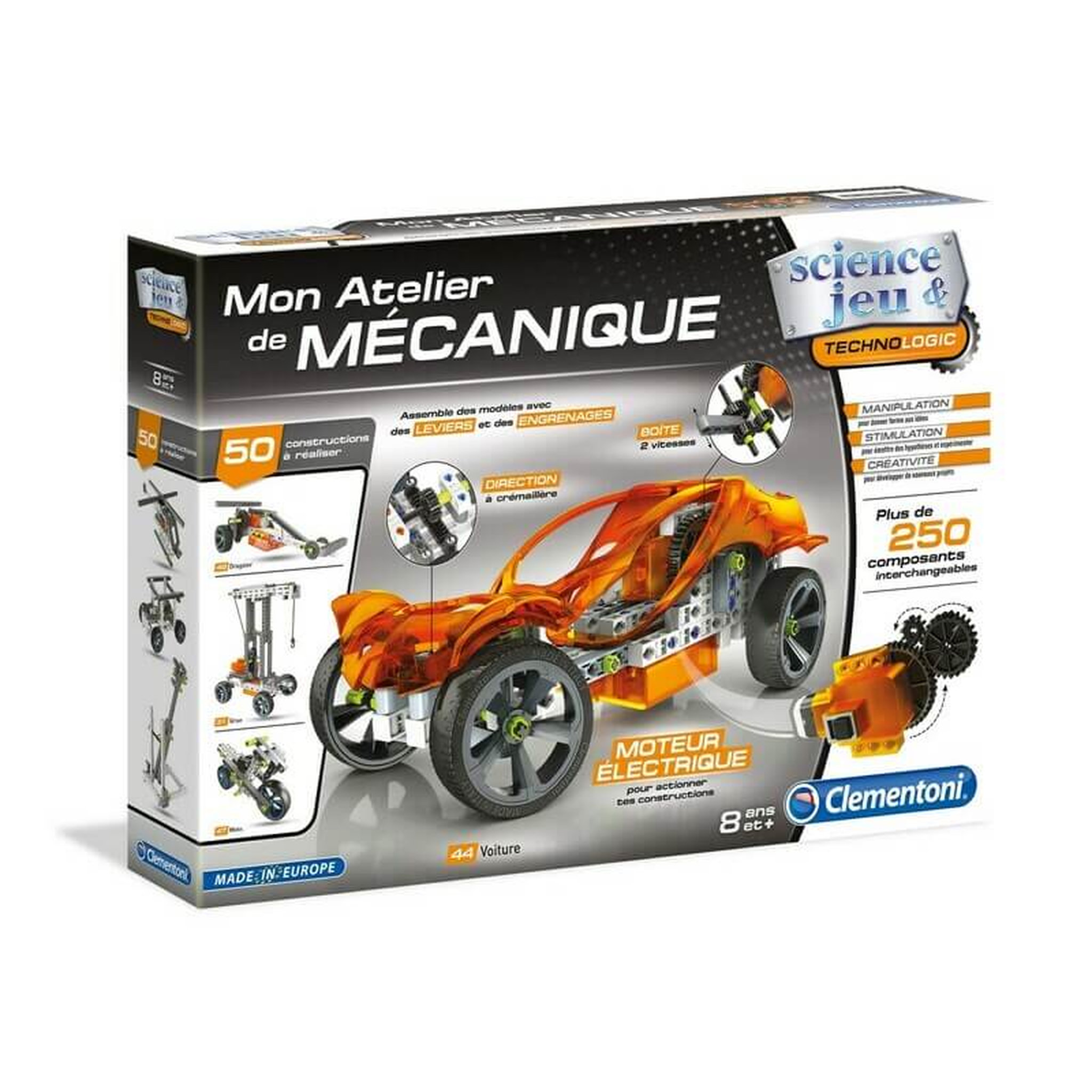 Voir la diapositive 1 : CLEMENTONI Mon atelier de mécanique