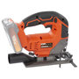 Voir la diapositive 3 : MARKET24 Scie sauteuse pendulaire sans fil 20V - DUAL POWER POWDP25300 - Bois - Orange - Vitesse 0-2300tr/min