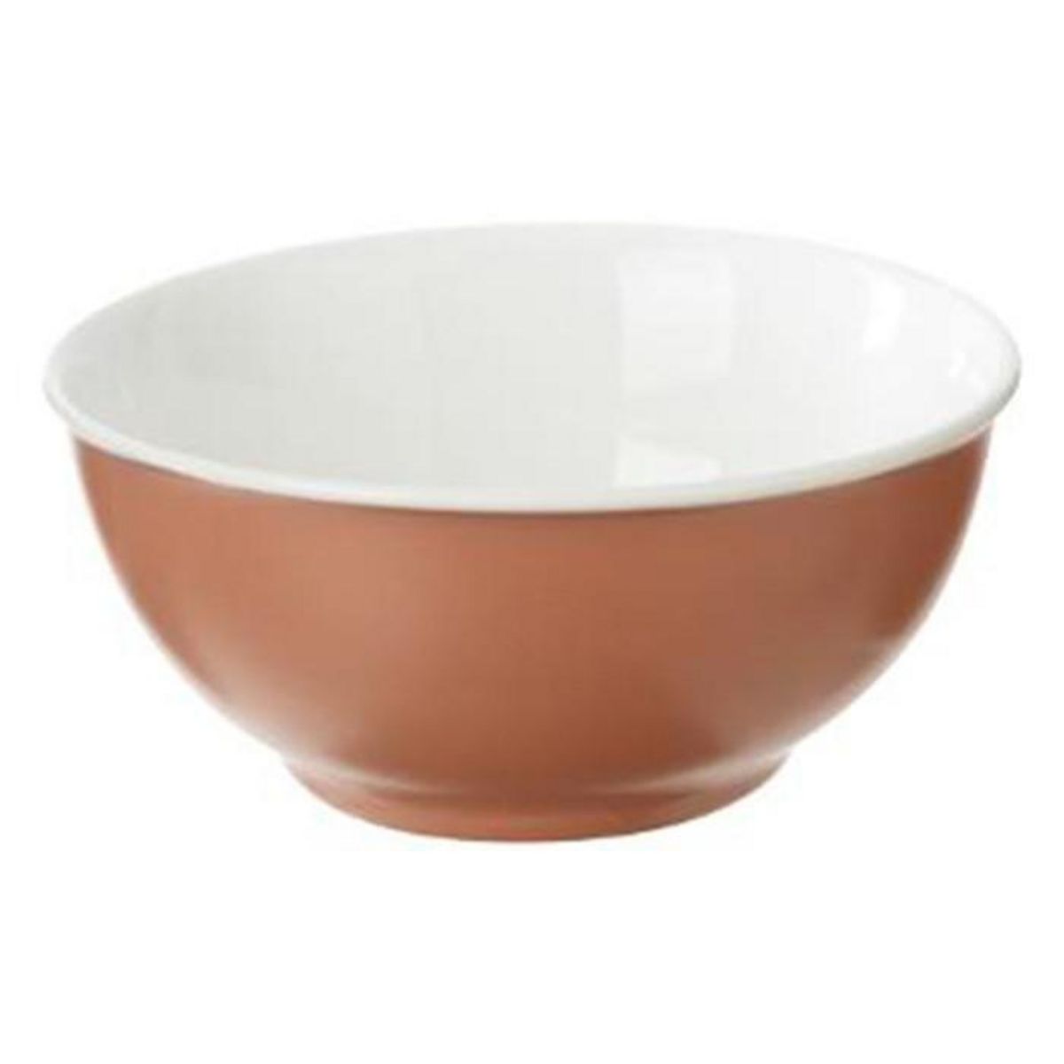 SECRET DE GOURMET Lot de 6 Bols en Porcelaine  Nature  52cl Terracotta