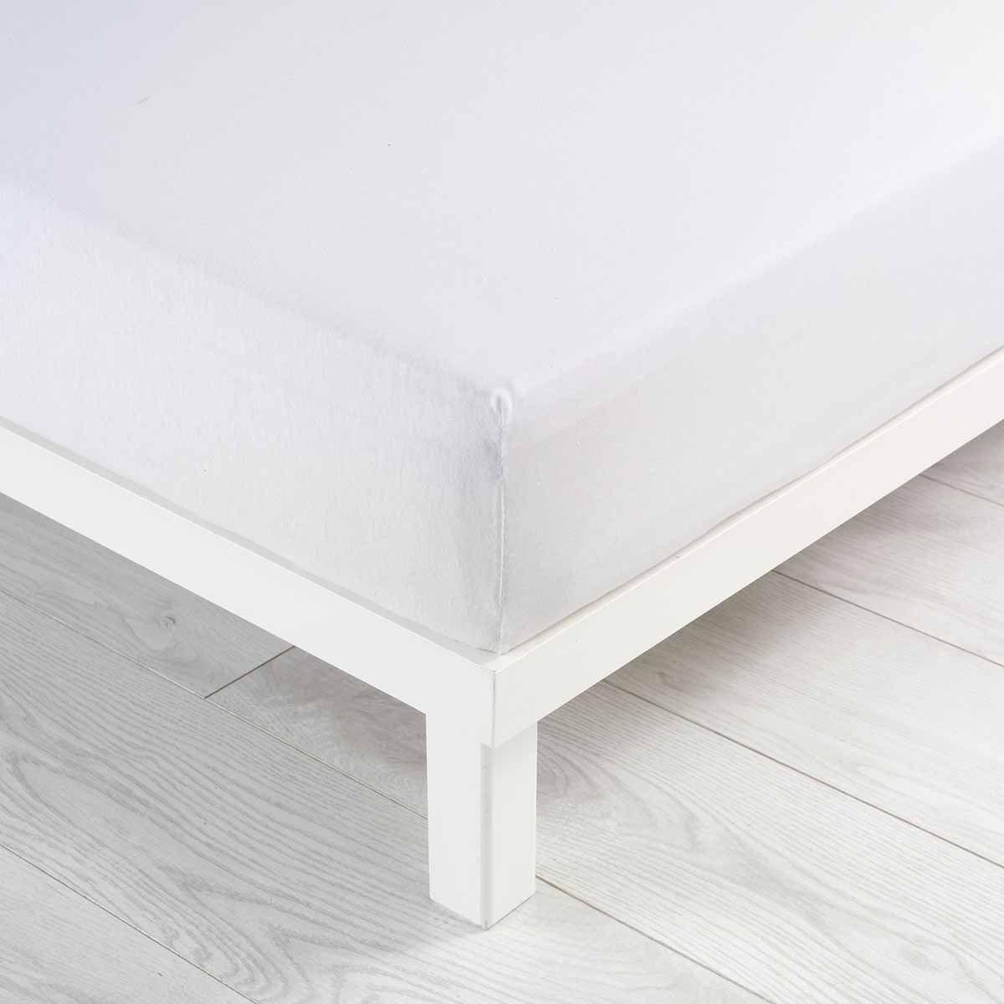 Voir la diapositive 2 : Douceur d'Intérieur Drap housse  jersy  140x190cm blanc