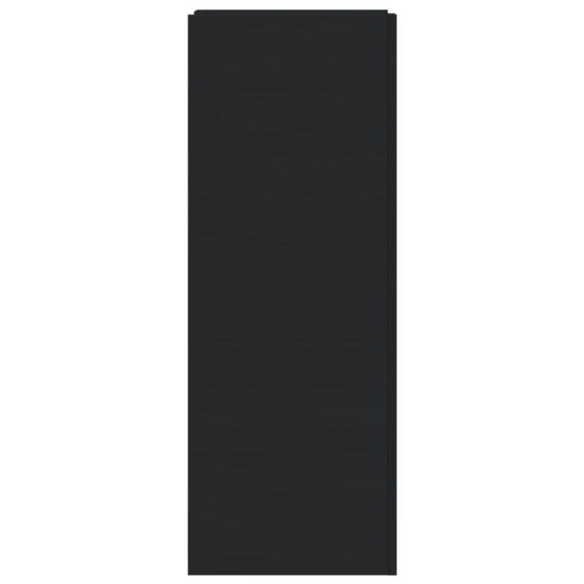 VIDAXL Armoire à chaussures noir 52x37,5x100 cm bois d ingénierie