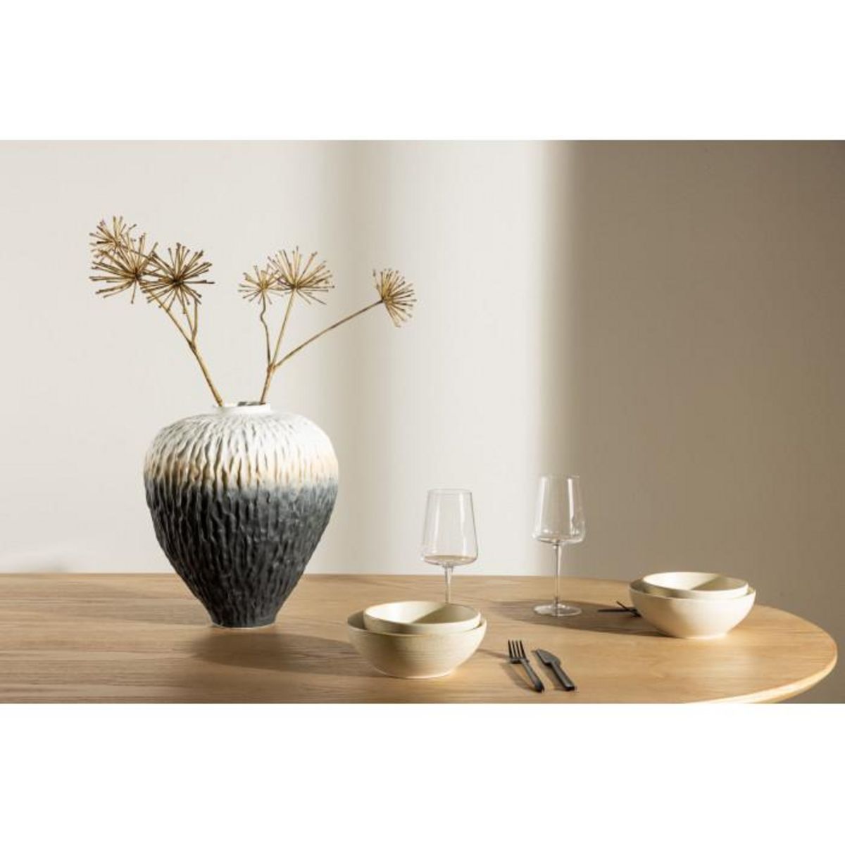 Paris Prix Vase Déco Tricolore  Pane  34cm Multicolore