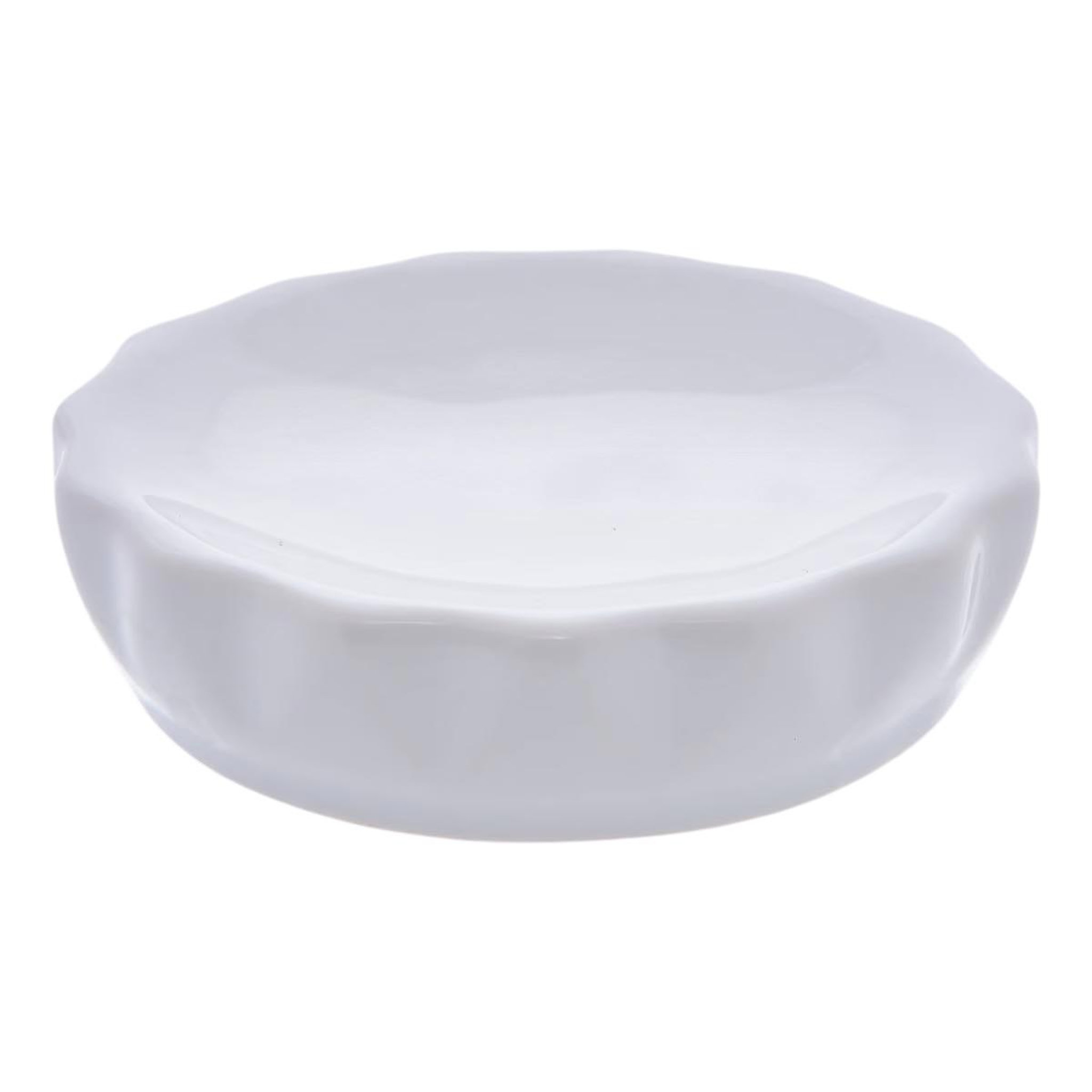 FIVE Porte savon en grès  suny colorama  11cm blanc