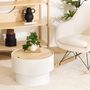Voir la diapositive 2 : ATMOSPHERA Table basse coffre en bois ENOLA