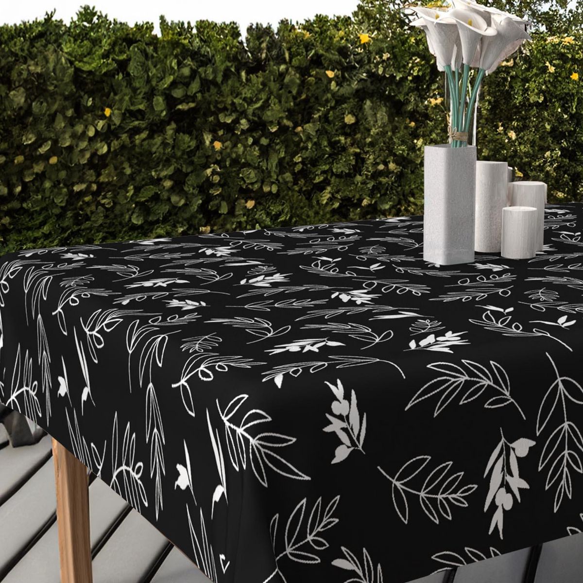 SOLEIL D'OCRE Nappe imprimée anti-tâches NEPTUNE, par Soleil d'Ocre